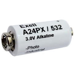 Exell Battery Alkaline Battery A24PX Compatible With V24PX RPX24 532 PX24 EPX24