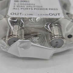 BAMF 2-Way Coax Cable Splitter, Bi-Directional Moca 5-2300Mhz – High-Performance