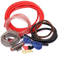 Car Audio 4 Gauge Cable Kit Amp Amplifier Install RCA Subwoofer Sub Wiring 2300W
