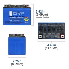 Mighty Max YTX4L-BS GEL Battery for ATV Quad Dirt / Pit Bike 50/70/110/125 CC