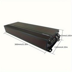 5000W MAX Monoblock Class D Car Amp – Low Distortion Stereo Audio Amplifier