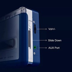 Bluetooth Stereo Audio Transfer Cassette Player Personal Cassette USB Portableg5