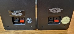 Realistic Radio Shack Minimus 7 40-2030C speakers black pair sounds excellent