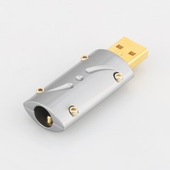 Viborg HI-END 24K Gold Plated USB2.0 Plug USB A, USB B Connector DIY Hi Fi USB