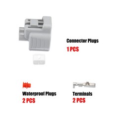 1 Set 2 Pin No.9098011051 Reverse Light Switch Connector Adapter for Toyota