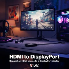 PC Laptop Gaming Console to Monitor HDMI Active Adapter