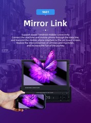 7″ Single DIN Car Stereo Head Unit Flip Out Apple Carplay Android Auto Radio FM