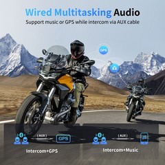 1-2 pack M1-S PRO Motorcycle Helmet Intercom Motorbike Bluetooth Headset