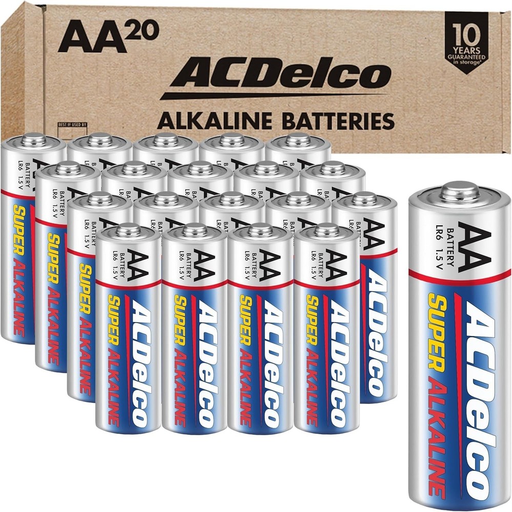 ACDelco AA Super Alkaline Batteries, 24-Count , Free Shipping