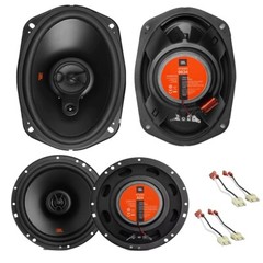 4) JBL Stage2 Front 420W & 240W Rear Door Speaker for 1994-2002 Dodge RAM 1500