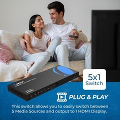 OREI 4K@60Hz 5-port HDMI™ Switch (UHD-501)