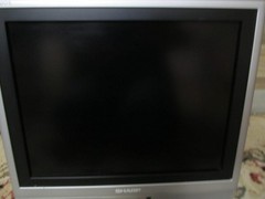 Sharp AQUOS LIQUID CRYSTAL TV  LC-13S1U-S Retro Gaming 13″ 4:3 Ratio W/ Power