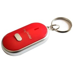 Mini Key Finder Whistle Locator Beeping Flashing Anti-Lost Device for Keys