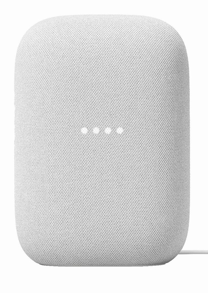 Google Nest Audio Smart Stereo Speaker Voice Assistant Chalk – Gray