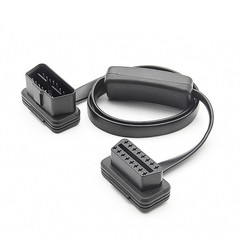 New OBD2 16 Pin Male To Female Extension Cable Diagnostic Tool With Power Switch
