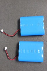 2 PCS P3.7V 9600mAh 3 Cell Lithium ion 37.0Wh Rechange Battery 2 Pin Connector