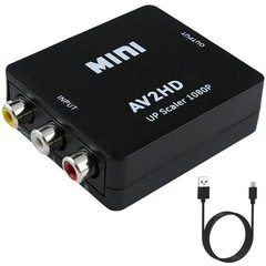 RCA AV to HDMI HD Converter Composite CVBS Audio Video Adapter Wii NES SNES