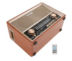 Retro- Style Decorative Radio Multifunction Music Player Bluetooth Speaker Radio