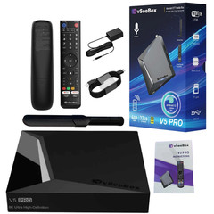🔥 NEW RELEASE vSeeBOX V5 Pro – Bett Than SUP S6 Pro, Fast Free Shipping 🔥