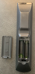 Sony RM-LG112 Remote Control, Used Pro Cleaned & Tested, Chew Mark. Bad Puppy!