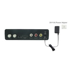 Mediasonic HomeWorx HDTV ATSC Digital Converter Box with TV Recording (HW130STB)