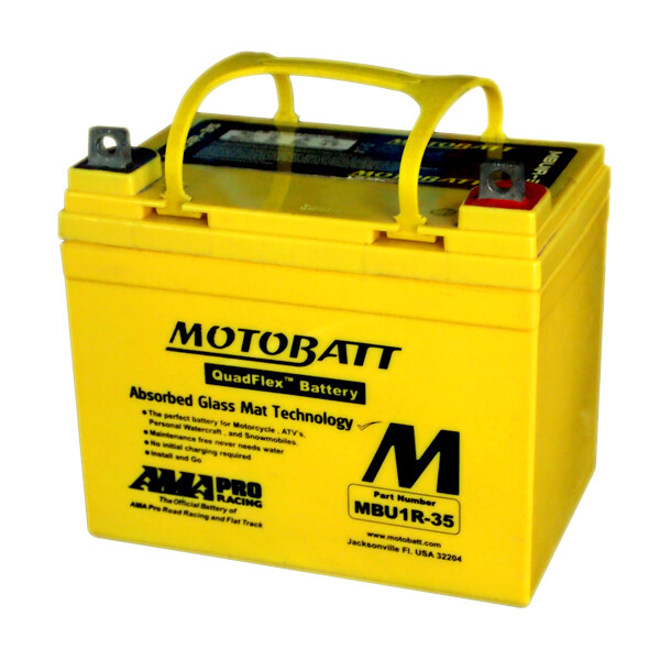 Motobatt MBU1R-35 Replaces Yuasa U1-7 U1-9 U1-32 U1L-11