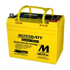 Motobatt MBU1R-35 Replaces Yuasa U1-7 U1-9 U1-32 U1L-11