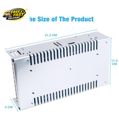 12V 50A 600W Universal Power Supply AC 110V/220V to DC 12V Regulated Switching