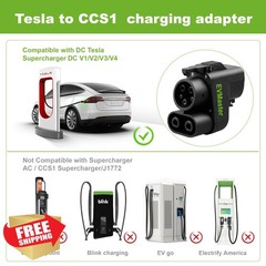 EVMaster NACS to CCS1 Adapter 500A/1000V DC Fast Charging