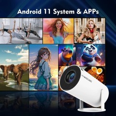 Magcubic Projector HY300 PRO 4K Android 11 Dual Wifi6 260ANSI Allwinner H713 BT