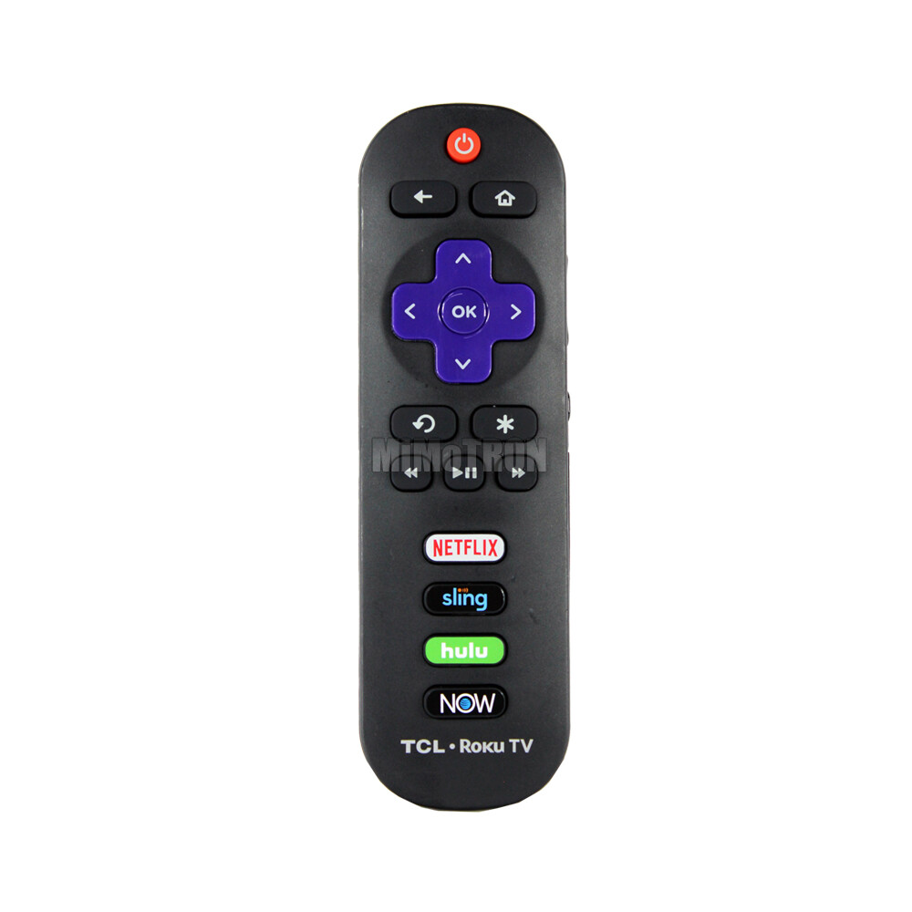 Genuine TCL RC280 TV Remote w/Built-in Shortcuts – HULU NETFLIX SLING NOW(USED)