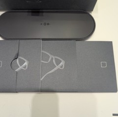 Nuance Audio Smart Glasses Square 54 Black Hearing Assist [NEW OPEN BOX]