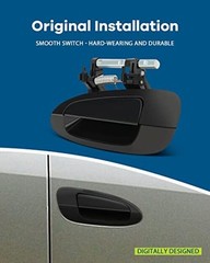 Exterior Door Handles – Front Rear Driver – Left Passenger – Right Side – Black