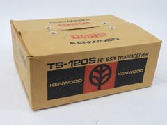 Kenwood TS-120S Vintage Ham Radio Transceiver + Box (good RX, no TX)