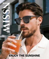 NSSIW Sunglasses Men Polarized Sunglasses-for-Men: Tortoise Gold/Dark Green