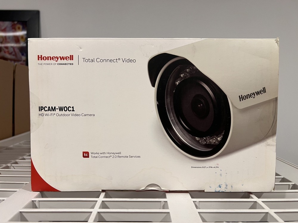 Honeywell IPCAM-WOC1 Wi-Fi Bullet Camera White Outdoor