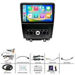 For 2010-2014 Ford Mustang Apple Carplay Car Radio Android 13 Navi GPS Player