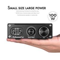 Mini Mono Channel Subwoofer / Full-Frequency Digital Amplifier Home Audio Amp