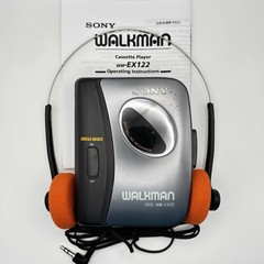 Sony Walkman WM-EX122 Cassette Player – New Belt – Reconditioned