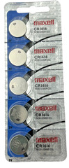5 Maxell 1616 CR1616 Micro Lithium 3V Low Drain Coin Cell Batteries (Exp 2034)