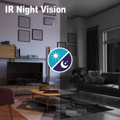 XVIM 1080P Wired Security Camera System 8CH DVR Outdoor CCTV Monitor Recorder
