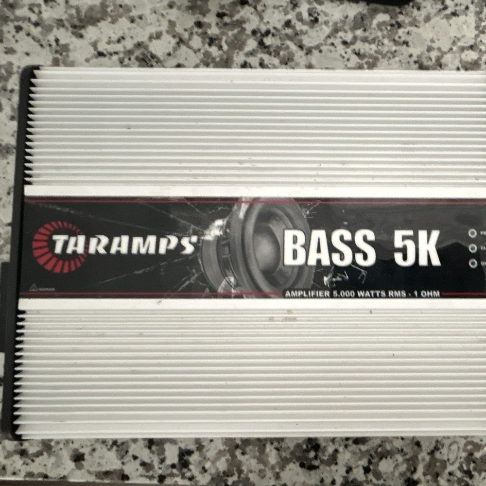 Taramps BASS 5K Mono Car Audio Amplifier 5000W RMS 1 Ohm MPN BASS 5K