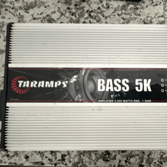 Taramps BASS 5K Mono Car Audio Amplifier 5000W RMS 1 Ohm MPN BASS 5K