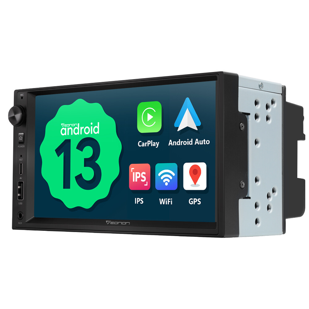 Eonon UA13 Android 13 Double 2 Din 7″ IPS Smart Car Stereo Radio GPS Nav CarPlay