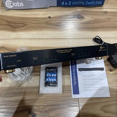 NEW OPEN BOX CE Labs SW204HD 4×2 Matrix A/V Switcher With Remote RS232/USB
