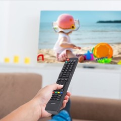 Durable ABS Black TV Remote Control For 22LD350 32LD350 Excellent