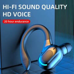 Bluetooth 5.2 Headset Wireless Earbuds Earphones Stereo Headphones Ear Hook USA