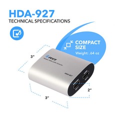 OREI eARC 4K 60Hz Audio Extractor Converter 18G HDMI 2.0 ARC Support – HDA-927