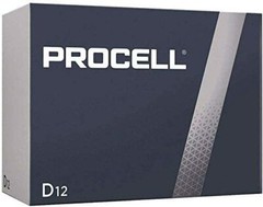 Duracell Procell D PC1300 1.5V 12Ah Alkaline Battery – 12 Pieces