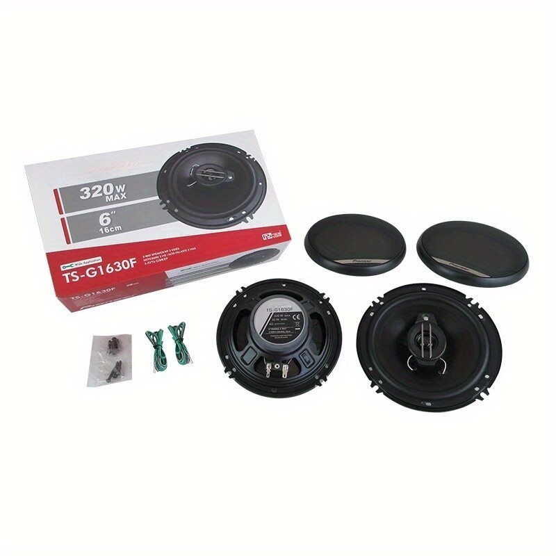 6-IN 2-WAY 320 WATT COAXIAL CAR SPEAKERS – PAIR-HiFi Full Range Auto Stereo Door